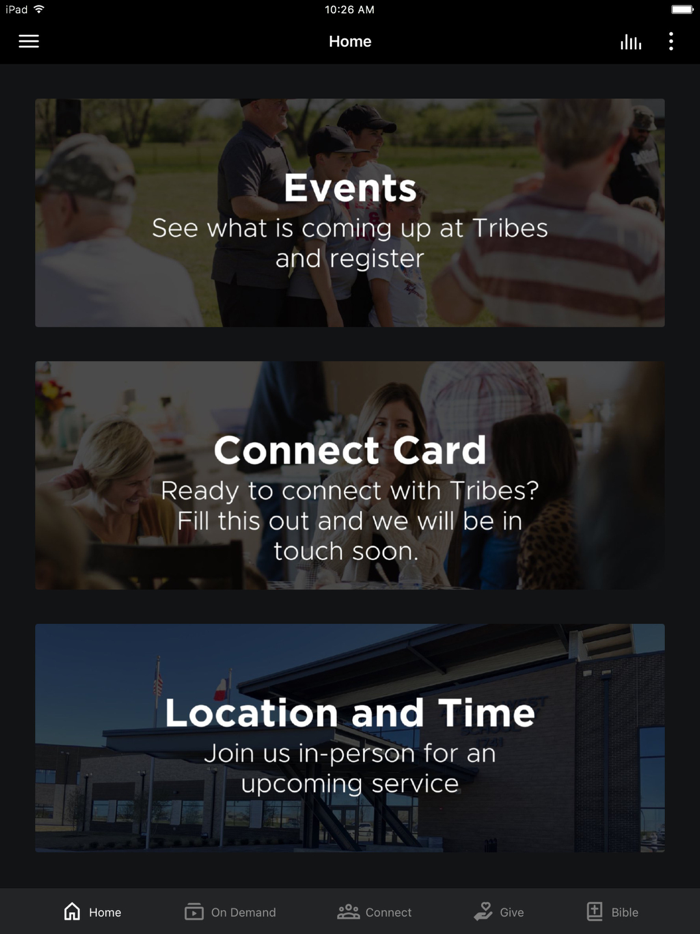 Tribes Church App