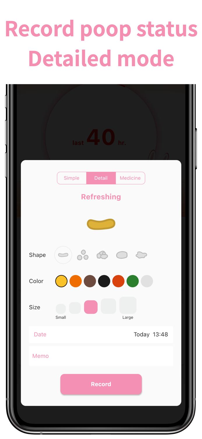 Poop Tracker Refreshing