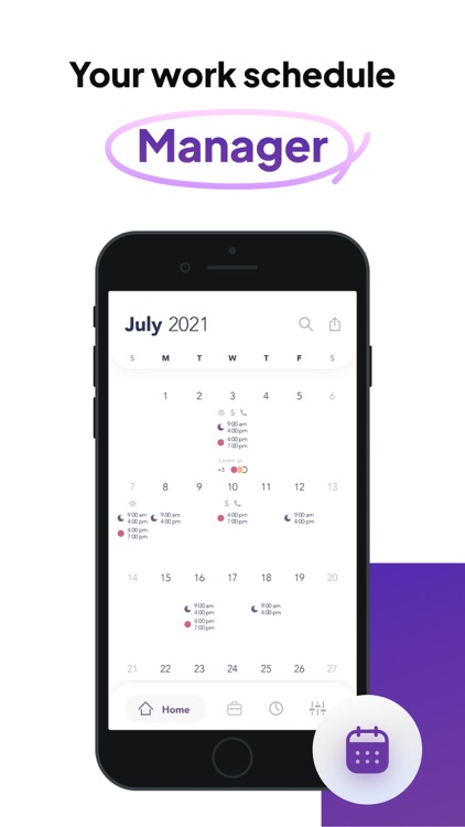 Work Shift Calendar: WorkTime