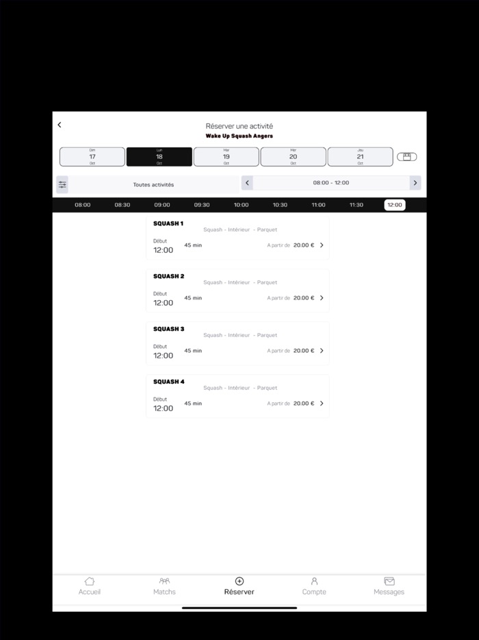 Wake up Squash - Angers