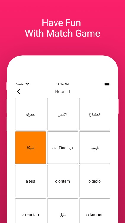 Learn Arabic  Portuguese Words screenshot-4