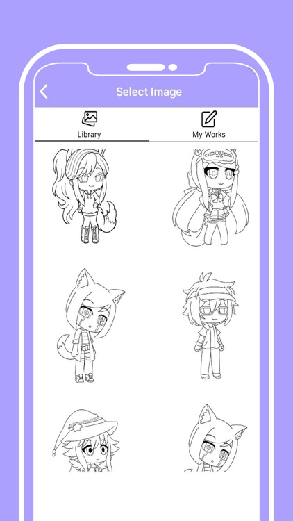 Gacha life Coloring Book &Chat screenshot-4