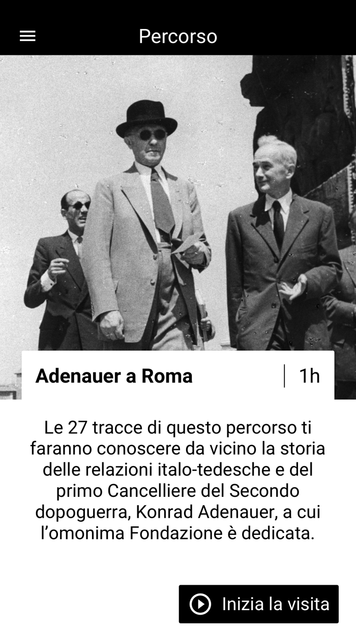 Adenauer a Roma