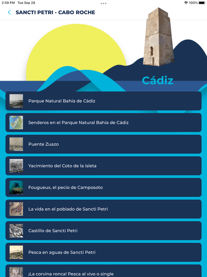 AUDIOGUIAS DEL MAR CADIZ