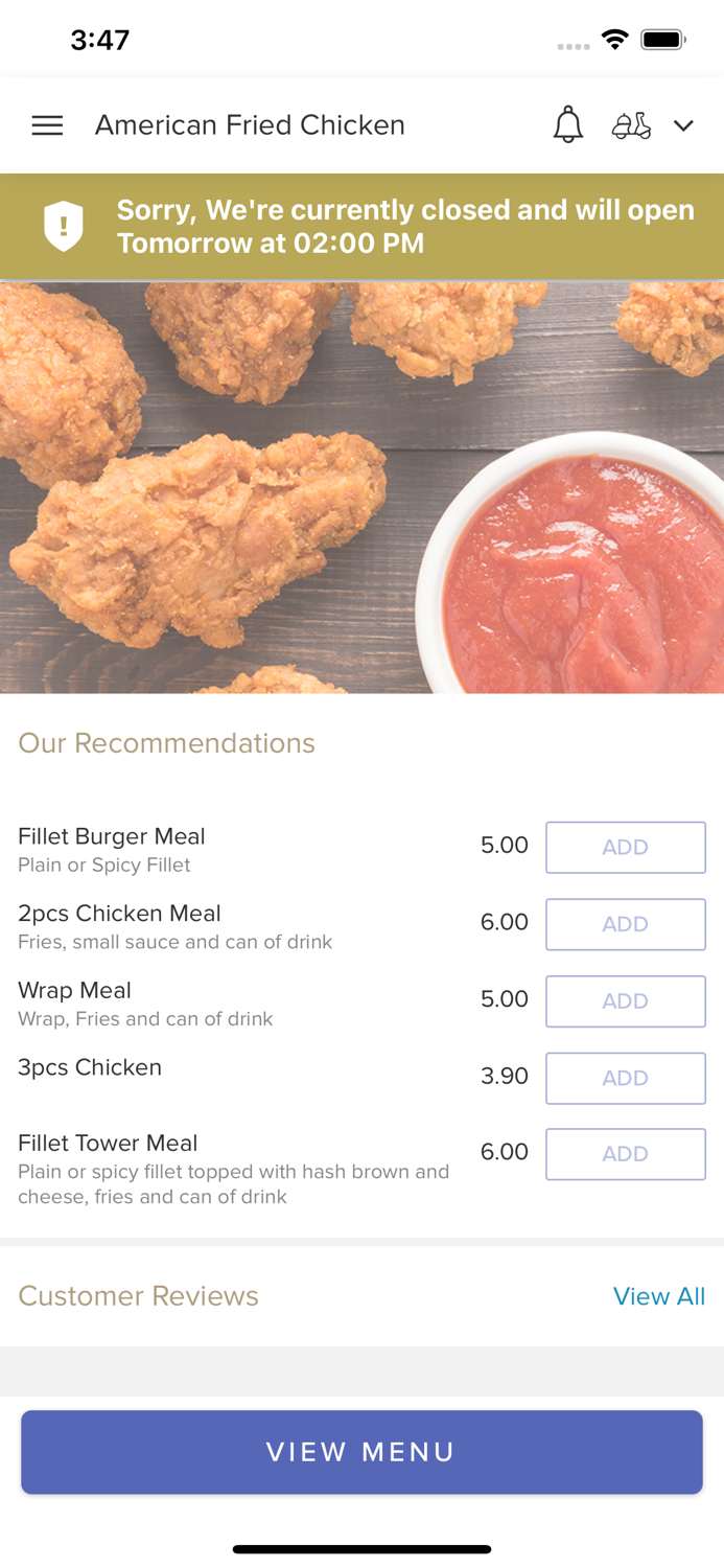 American Fried Chicken.