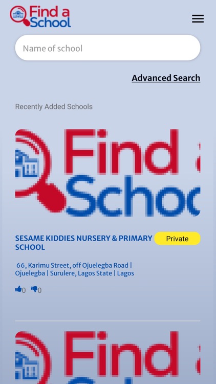 Find A School NG