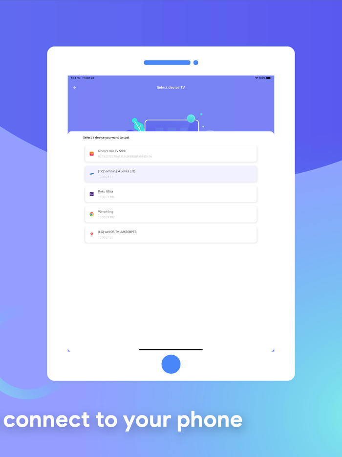Web Cast Video  Browser to TV