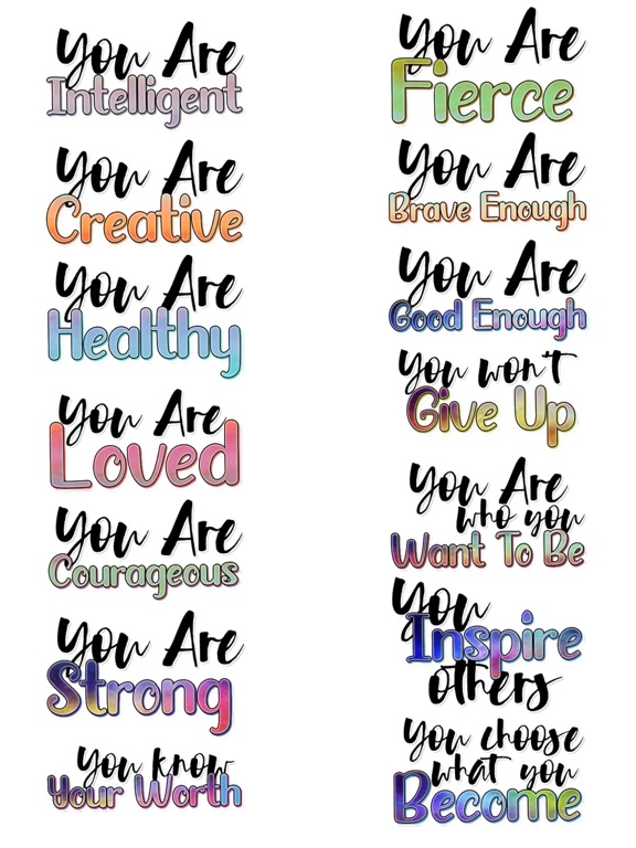 You Are Motivational Stickers screenshot 2