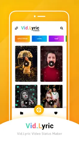 Game screenshot Vid.Lyric - Status Video Maker mod apk