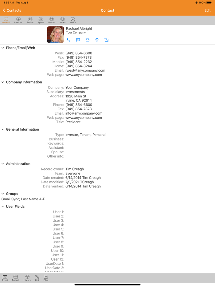 RealNex CORE CRM, REA