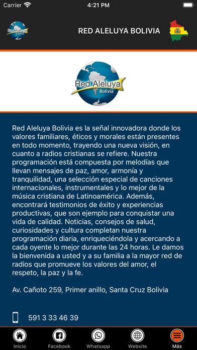 Red Aleluya Bolivia screenshot 2