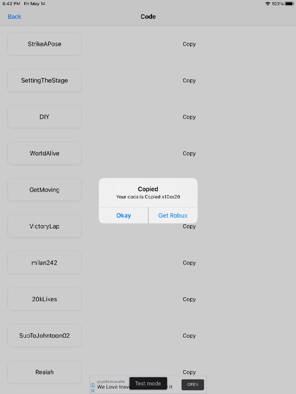 Screenshot #6 pour ROBUX Quiz - Roblox Codes