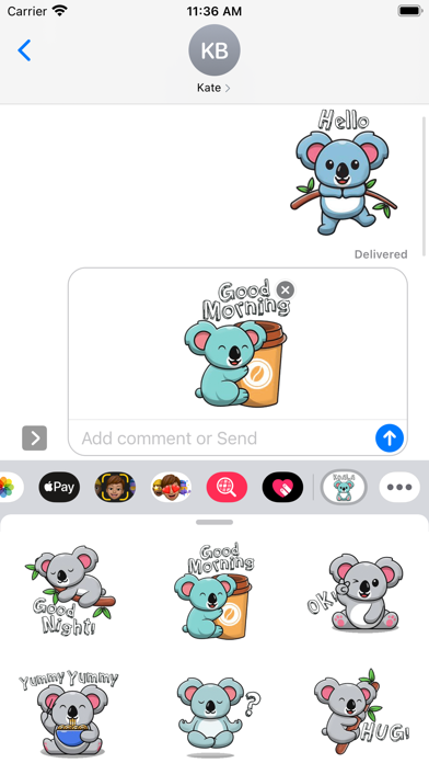 Koala Baby Stickers screenshot 1