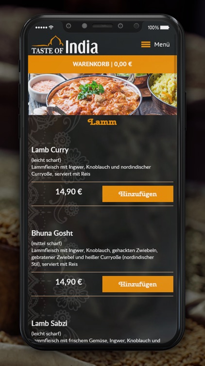 Taste of India Dresden screenshot-4