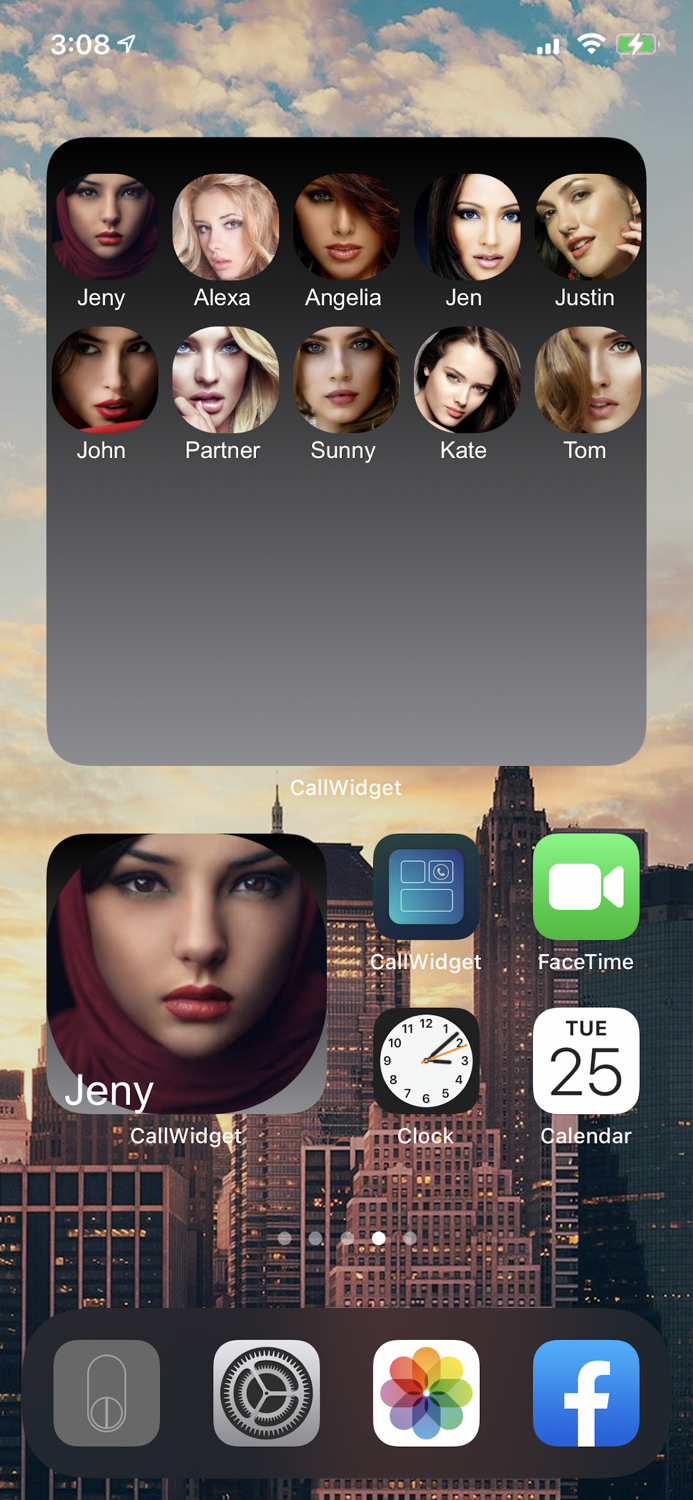Speed Dial Widget - Quick Call