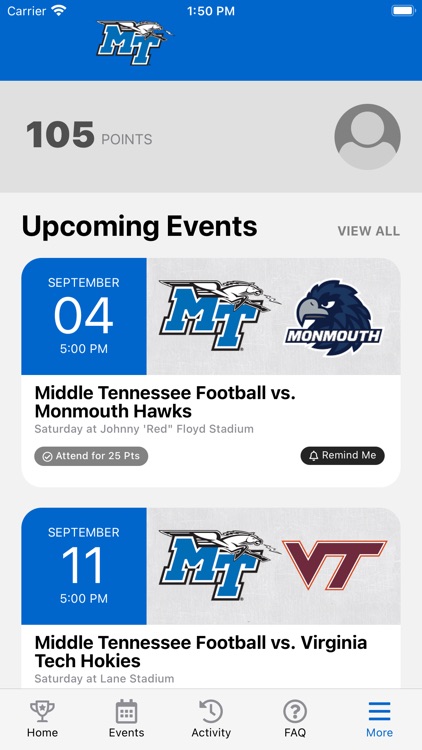 Blue Raider Connect by row27 Mobile