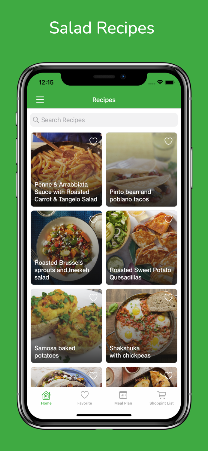 Salad Recipes  Meal Plan