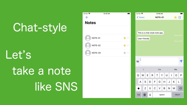 Chat-Style Notes