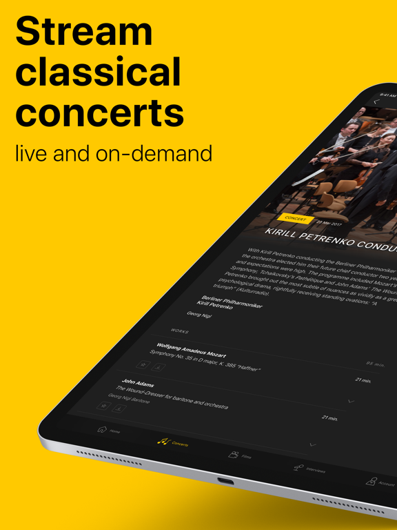 Digital Concert Hall screenshot