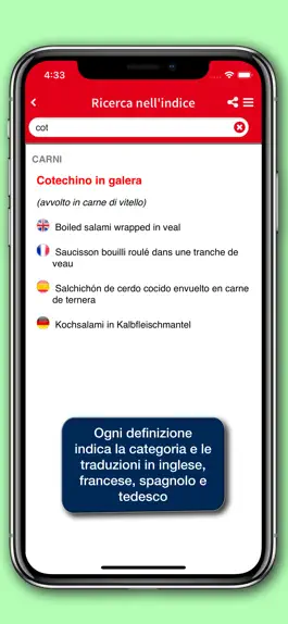 Game screenshot Dizionario Gastronomico Hoepli hack