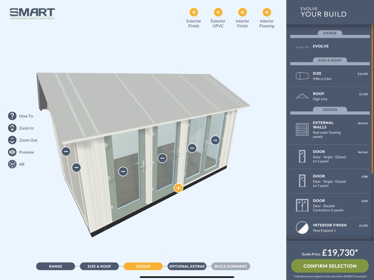 SMART Garden Room Configurator