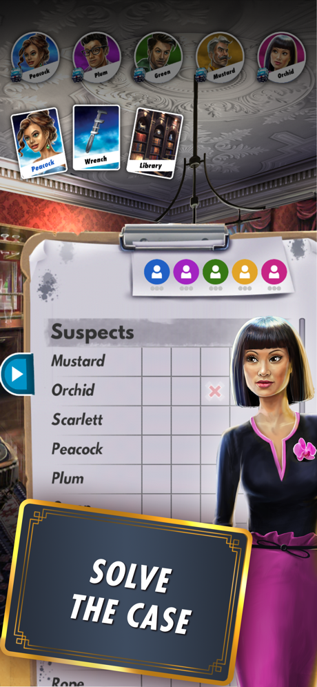Cheats for Clue: The Classic Mystery Game