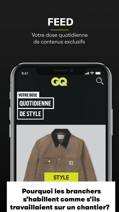 GQ Magazine France screenshot 2