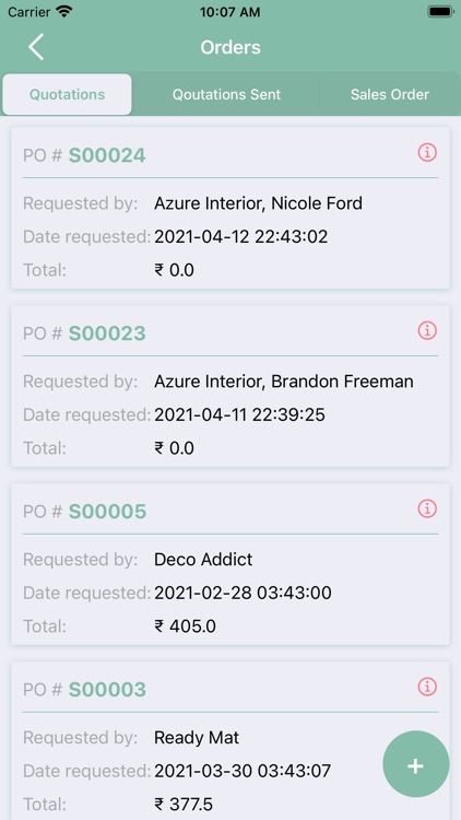 Sales Management (Odoo V14)