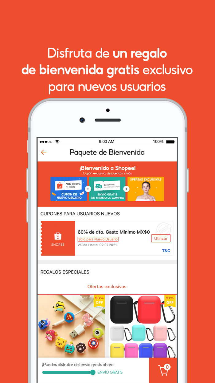 Shopee Costo Cero de Envío