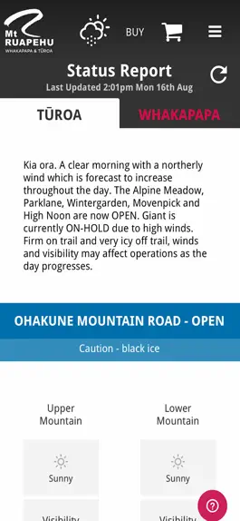 Game screenshot Mt Ruapehu Snow Report apk