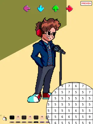 Bildschirmfoto 2 Number Coloring - Funkin Pixel iphone