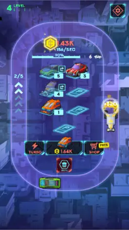 Game screenshot Merge Cyber Racers apk