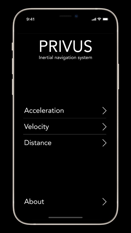 Privus: inertial navigation