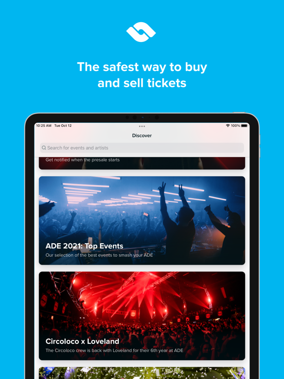 TicketSwap Buy, Sell Tickets App voor iPhone, iPad en iPod touch
