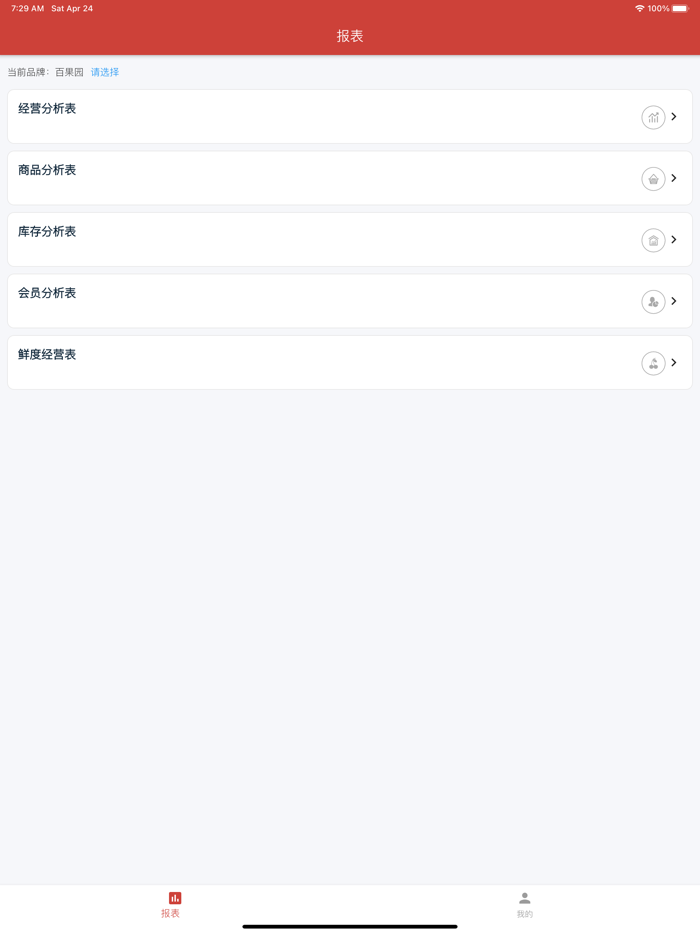 百果园移动驾驶舱