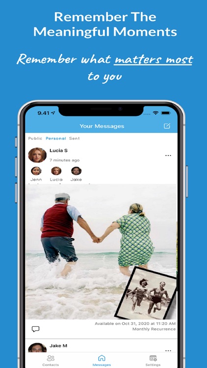 Capsule Messaging Time & Place