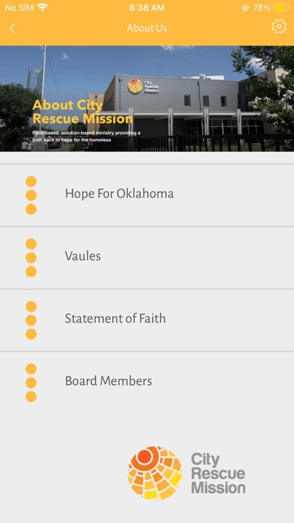 City Rescue Mission App