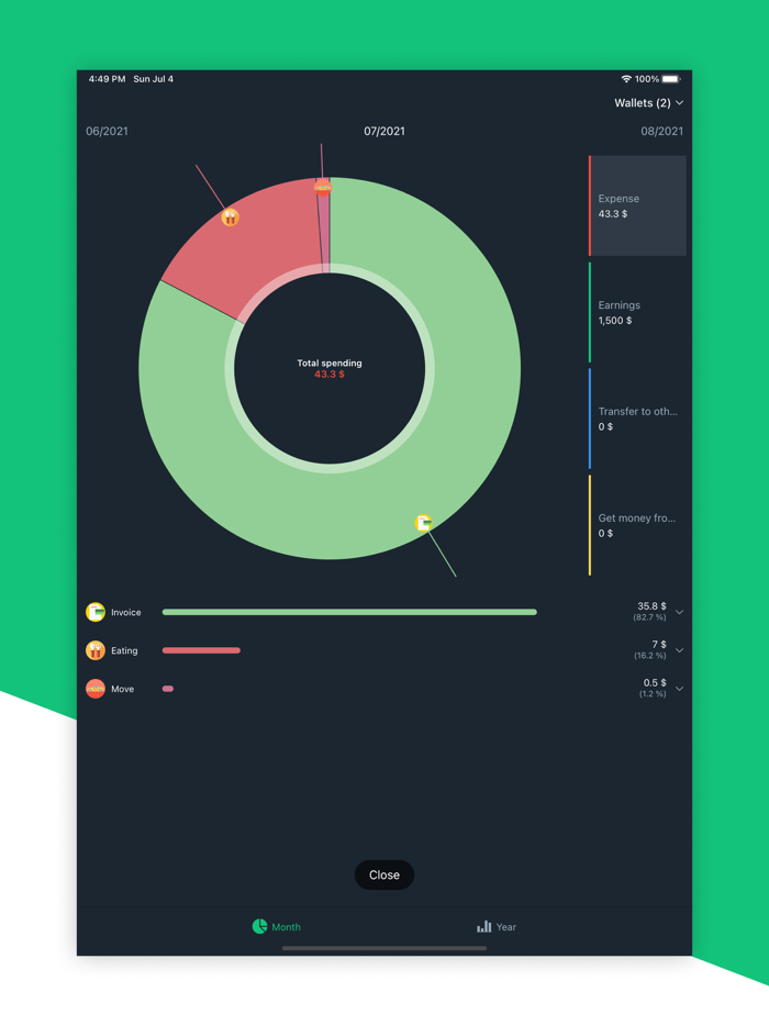 Money Note Pro - Auto sync