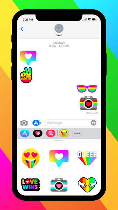 LGBTQ+ Pride Stickers screenshot 2