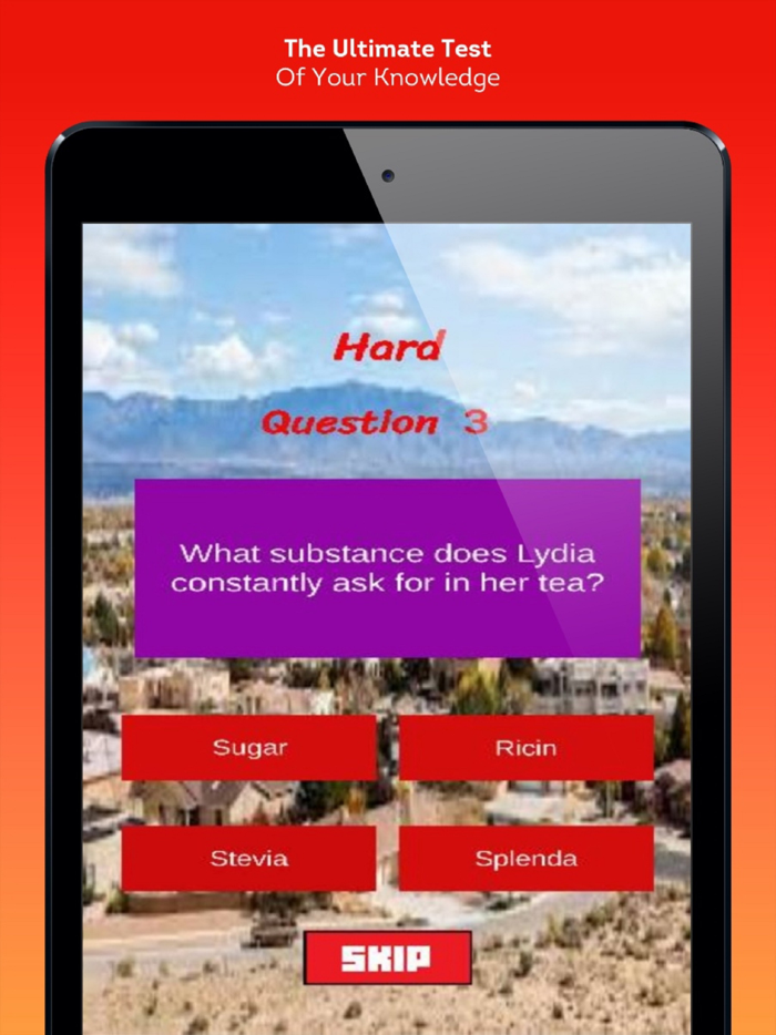 Trivia for Breaking Bad