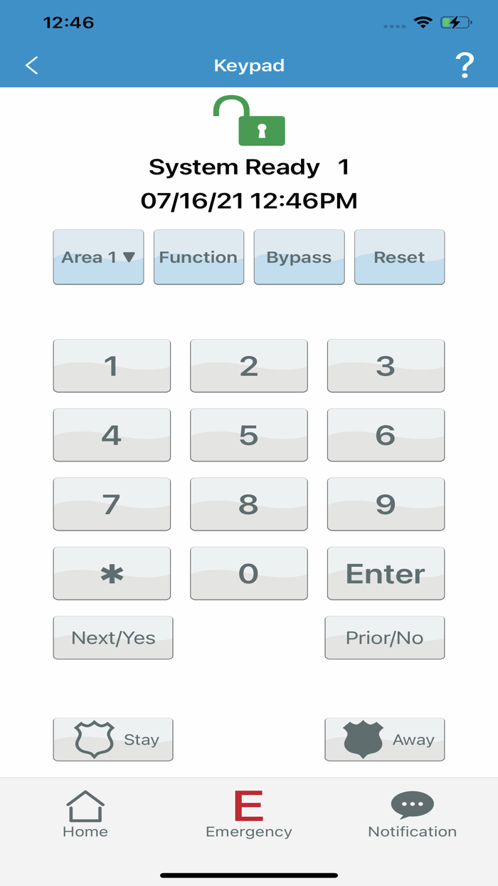 iSecure Alarm Security App