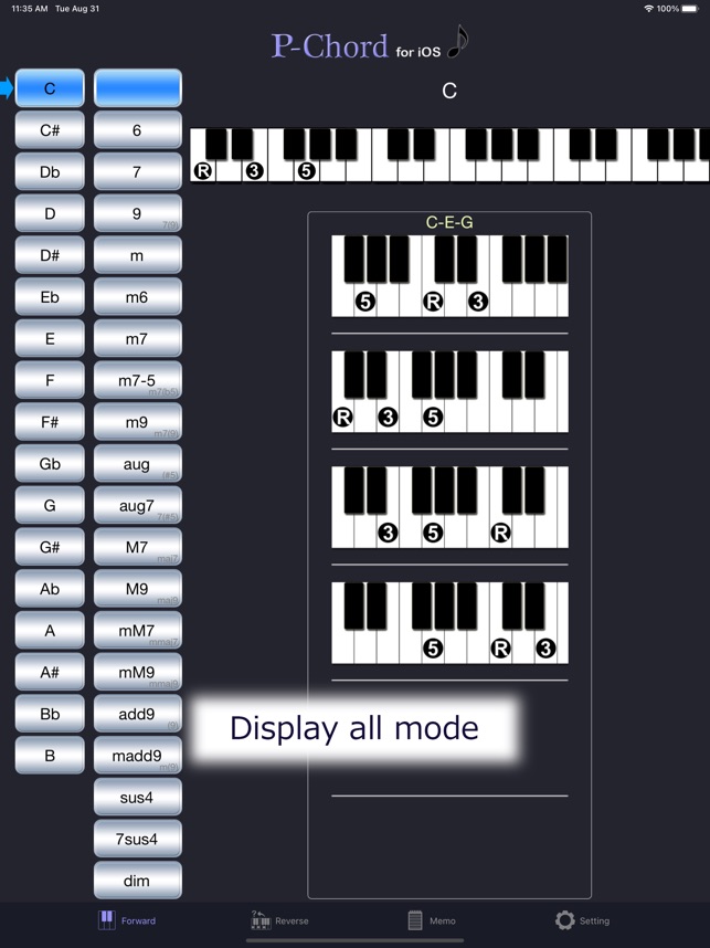 P Chord On The App Store