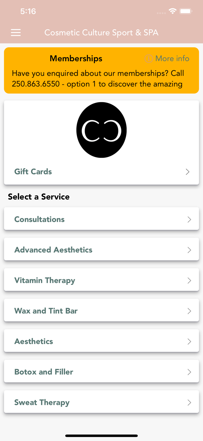 Cosmetic Culture Client App