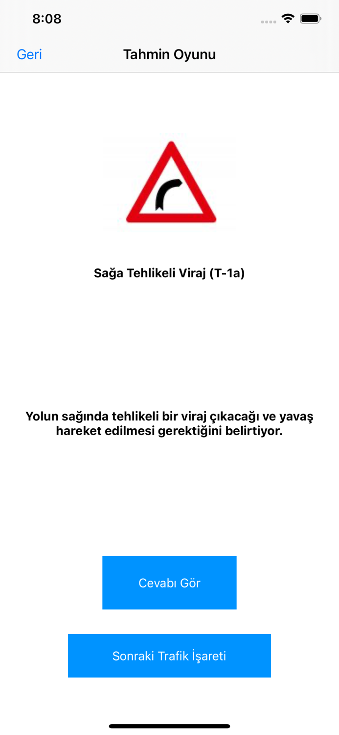 Ehliyet Sınavı Hazırlık