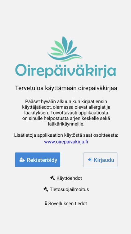 Oirepäiväkirja