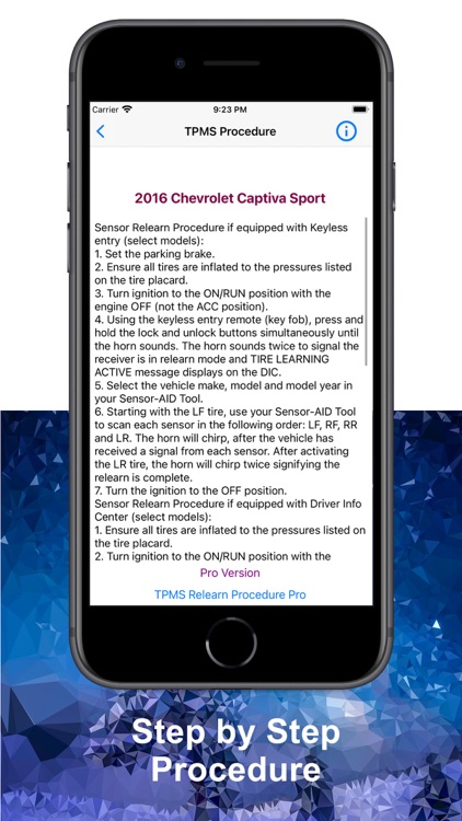 TPMS Relearn Procedure Lite screenshot-3