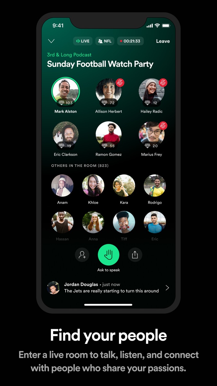 Spotify Greenroom - Talk Live