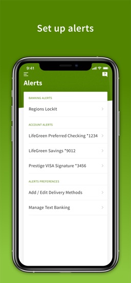 Regions Mobile app screenshot