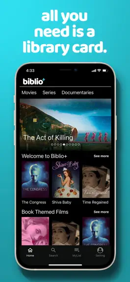 Game screenshot biblio+: Watch Movies & TV hack