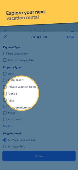 Expedia: Hotels, Flights & Car app screenshot